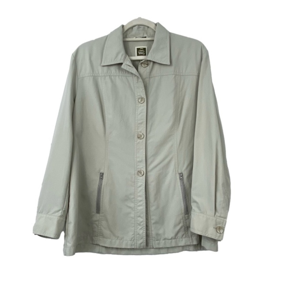 LADIES Tilley nylon button down jacket size 16
